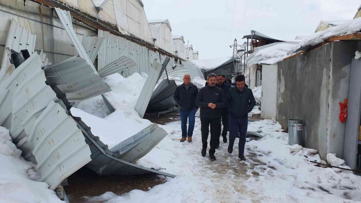 Milletvekili Aydın, Kardan Zarar Gören Vatandaşlarla Bir Araya Geldi