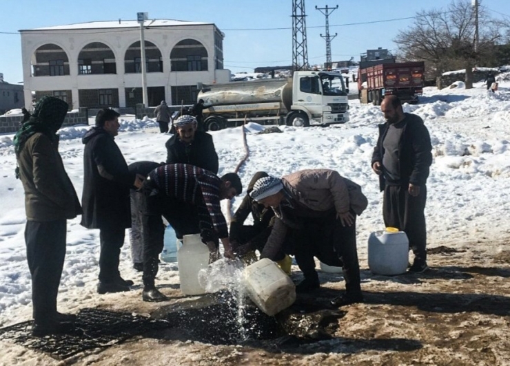 Diyarbakır’da Besicilere Tankerlerle Su Taşındı