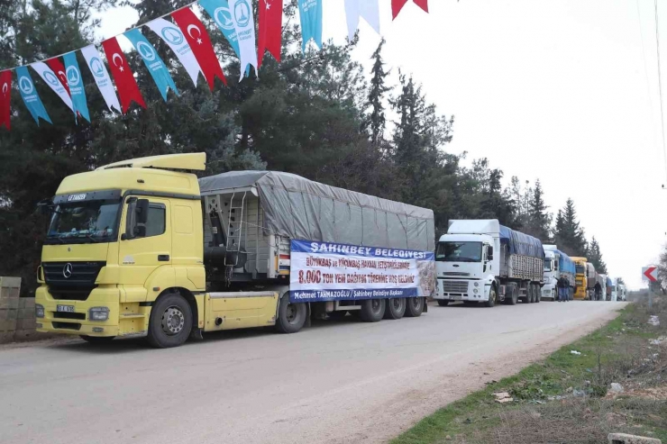 Şahinbey’den Hayvan Yetiştiricilerine 8 Bin Ton Yem Desteği