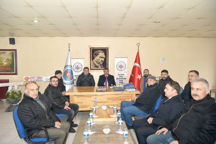 Başkan Gürkan’dan Ağaç Sanatkarları Odasına Ziyaret