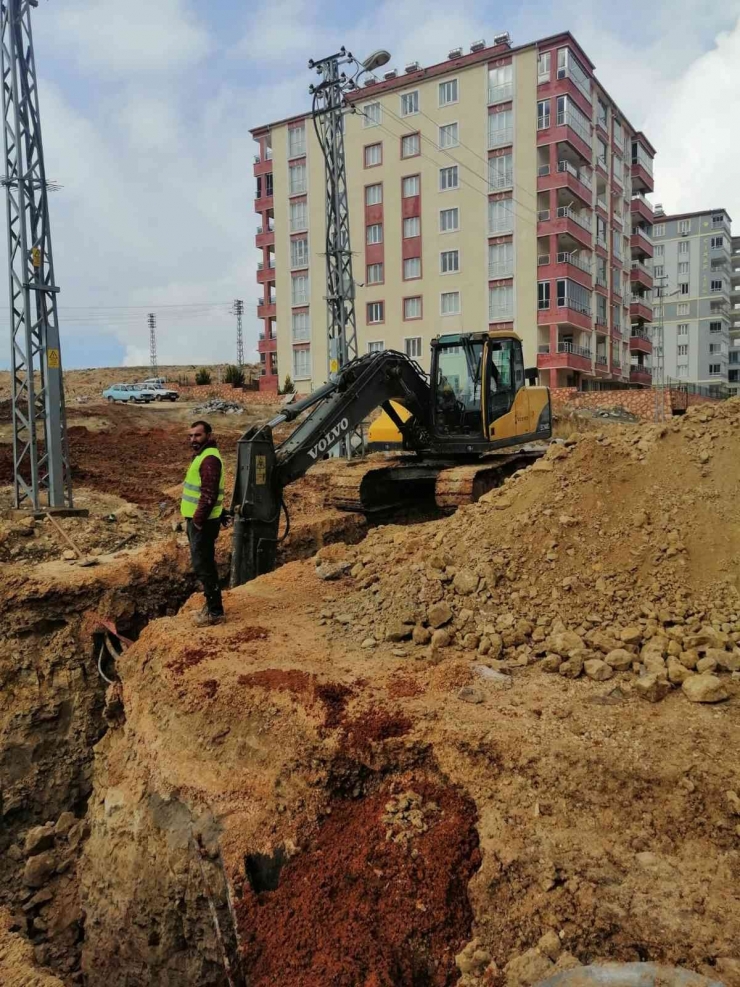 15 Temmuz Şehitler Mahallesinde Alt Yapı Çalışması