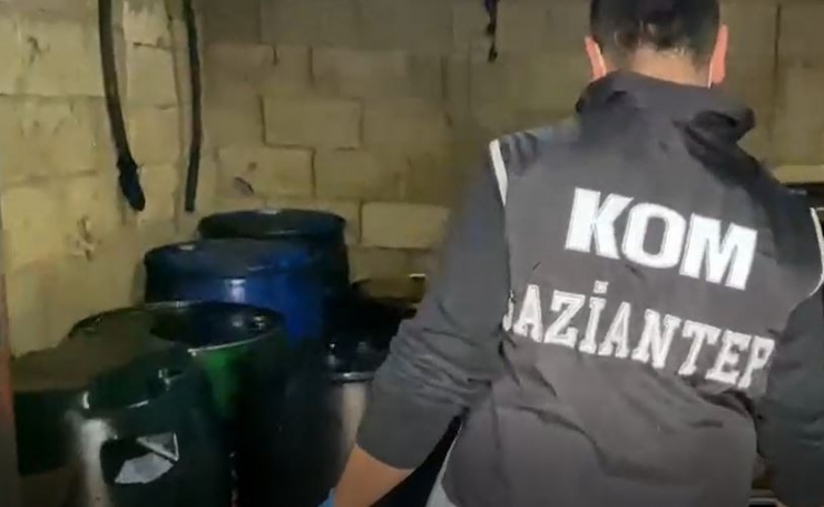 Gaziantep’te 2 Bin 500 Litre Kaçak Akaryakıt Ele Geçirildi