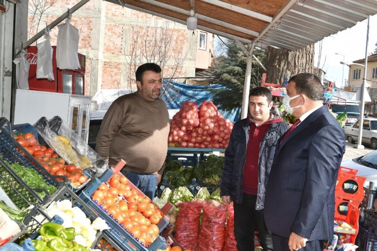 Başkan Gürkan’dan Esnaf Ve Vatandaşlara Ziyaret