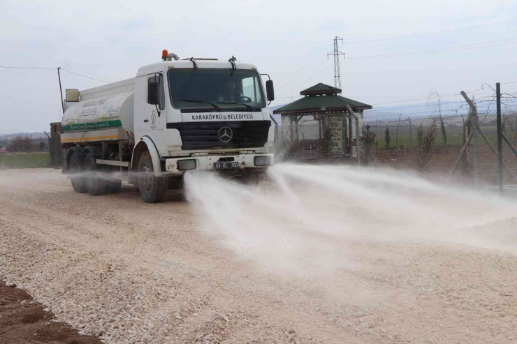 Karaköprü Kırsalında Yol Çalışması