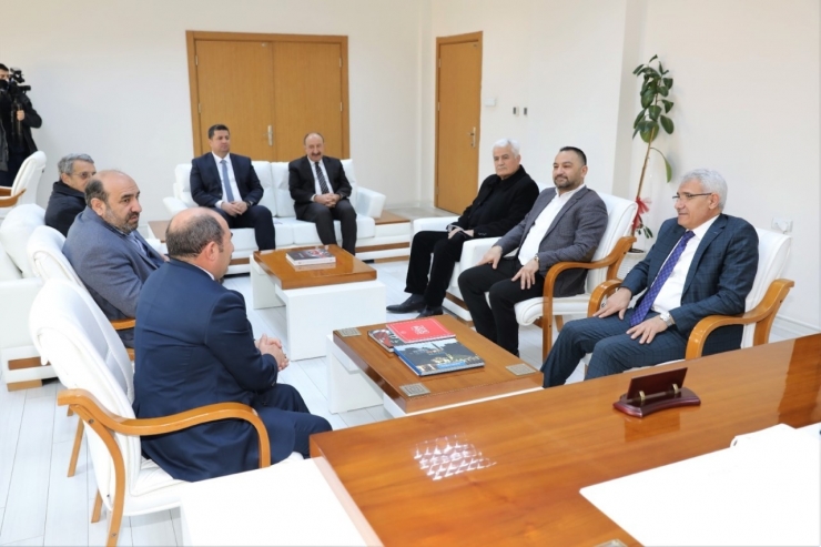 Başkan Güder’den Sökmen’e Hayırlı Olsun Ziyareti