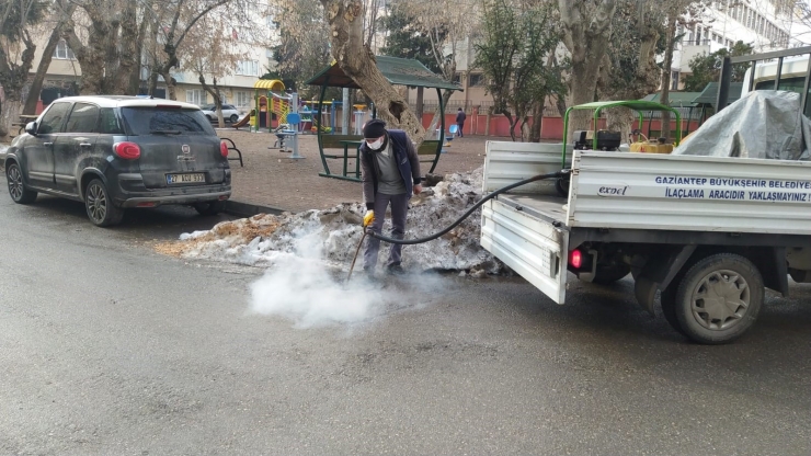 Gaziantep’te Haşere İle Mücadele Devam Ediyor