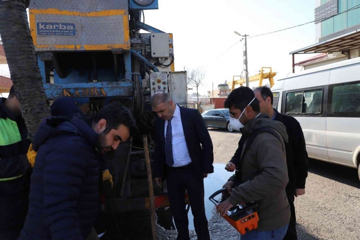 Diski Ekiplerince 200 Bin Metre Kanalizasyon Hattı Temizliği