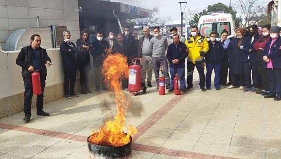 Anka’da Yangın Söndürme Eğitimi Verildi