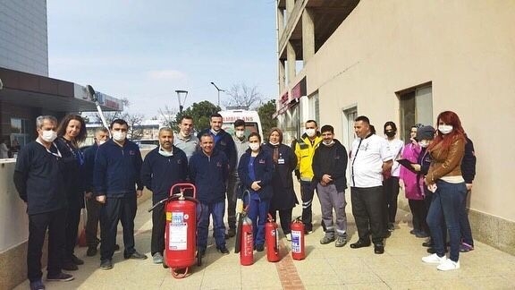 Anka’da Yangın Söndürme Eğitimi Verildi