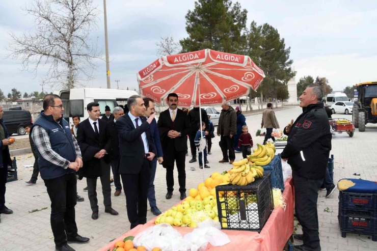 Vali Çuhadar, Samsat’ta Kamu Yatırımlarını İnceledi