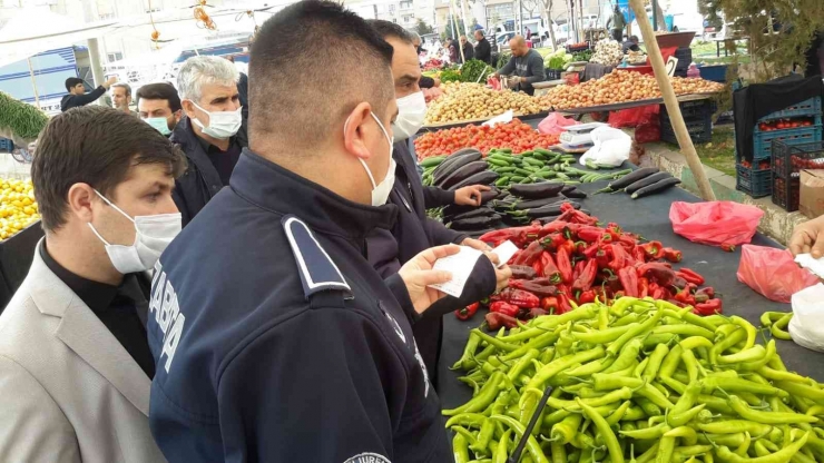 Şanlıurfa’da Kurallara Uymayan 24 Pazarcı Esnafına Ceza Yazıldı