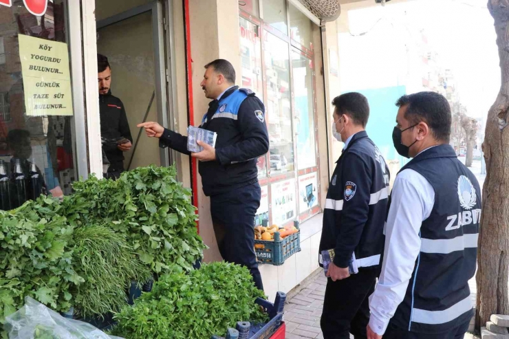 Şanlıurfa’da Kaldırım İşgaline Karşı Broşürlü Uyarı