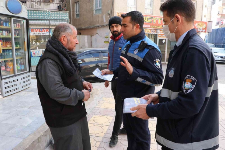 Şanlıurfa’da Kaldırım İşgaline Karşı Broşürlü Uyarı