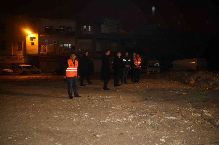Beyazgül, Sarayönü Kızılay Meydanını İnceledi