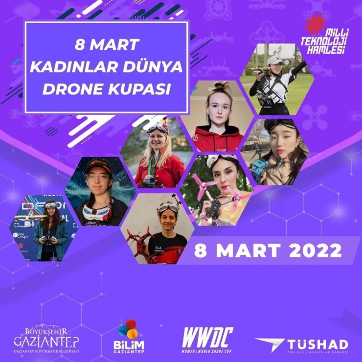 Dünyanın En Hızlı Kadın Pilotları Gaziantep’te ’women’s World Dronecup’da Yarışacak