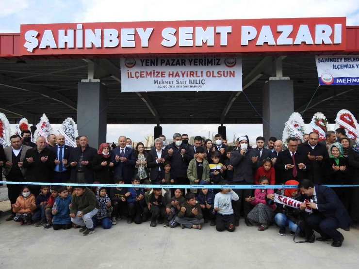 Oğuzeli Semt Pazarı Törenle Hizmete Açıldı