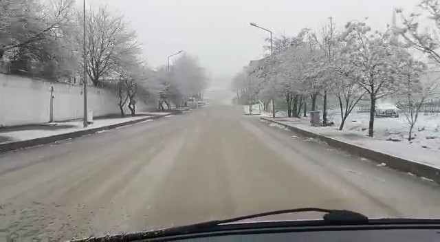 Adıyaman’ın Sincik İlçesinde Kar Yağışı