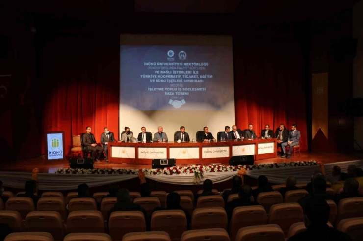 İnönü Üniversitesi’nde Toplu İş Sözleşmesi İmzalandı