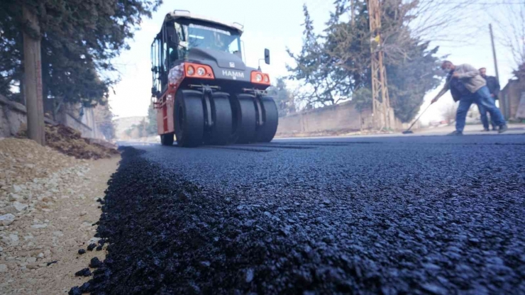 Kireçhane Caddesinde Asfalt Çalışması