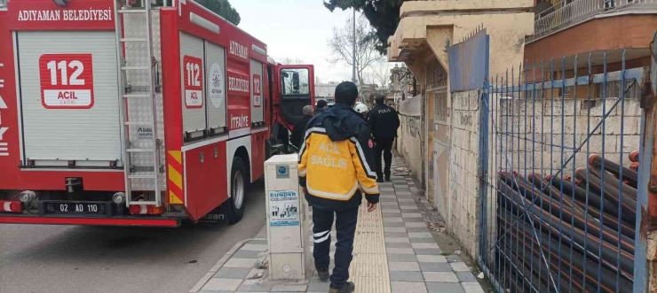 Adıyaman’da, İkamet Yangını Korkuttu