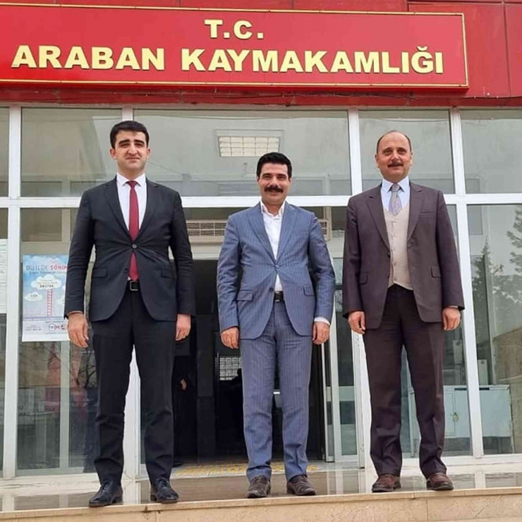 Kaymakam Bağlı’dan Kaymakam Sevgili Ve Başkan Doğru’ya Ziyaret