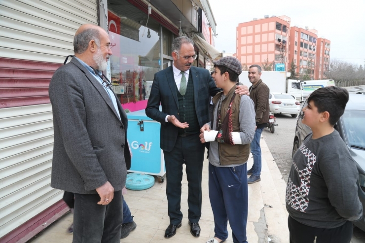 Başkan Kuş Sahada Esnaf Ve Vatandaşları Dinliyor