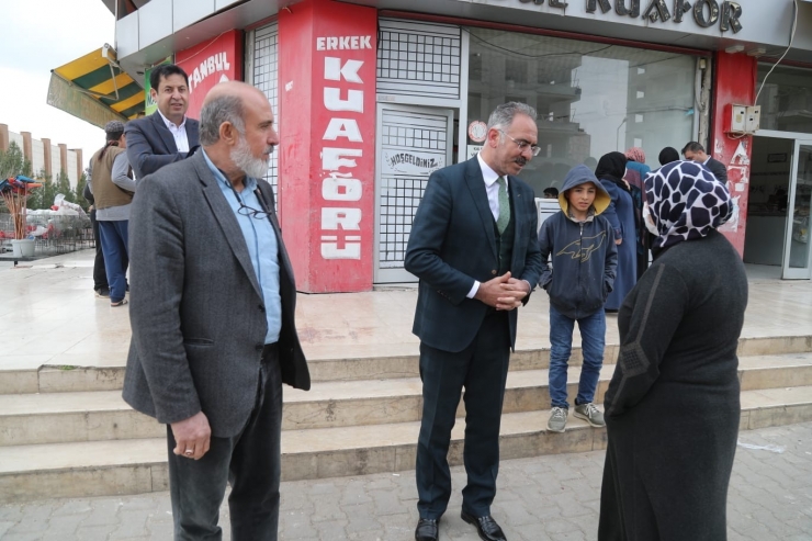 Başkan Kuş Sahada Esnaf Ve Vatandaşları Dinliyor