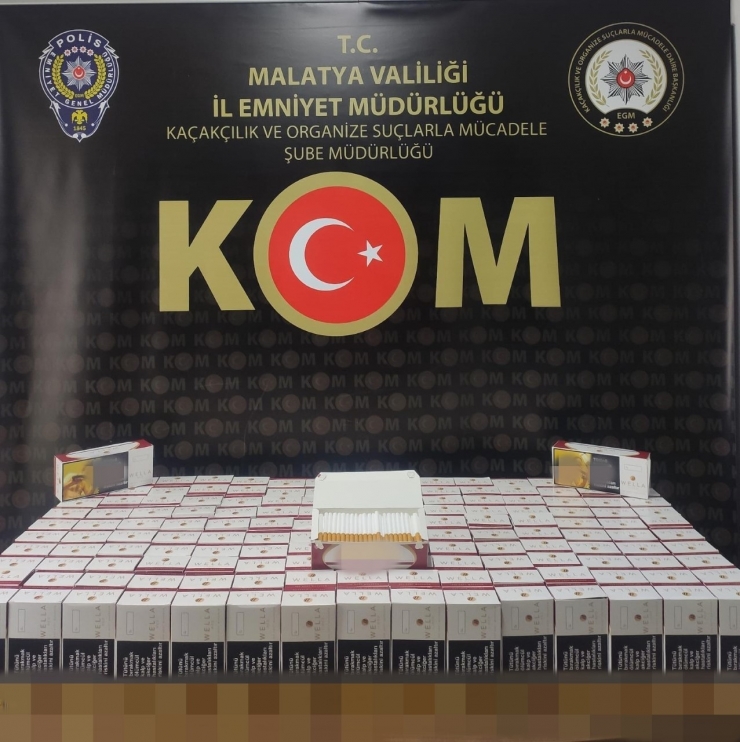 Malatya Polisinden Sigara Kaçakçılığına Geçit Yok