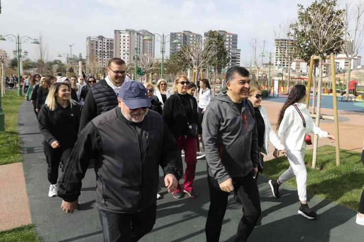 Şehitkamil Vadi Park’ta Sağlığa Adım Attılar