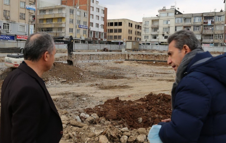 Başkan Kılınç Devam Eden Çalışmaları İnceledi