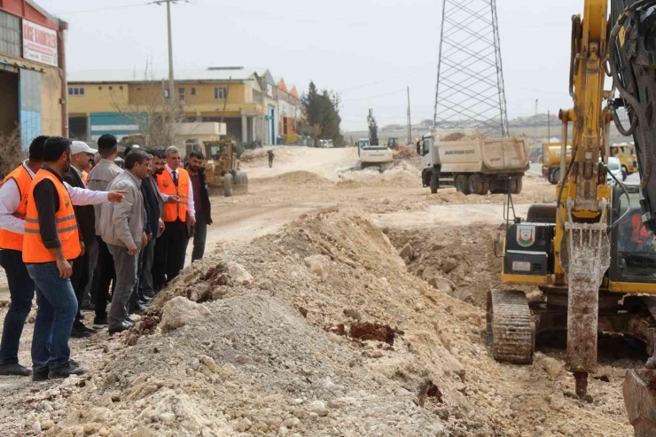 Beyazgül Evren Sanayi Sitesi Bağlantı Yolunu İnceledi