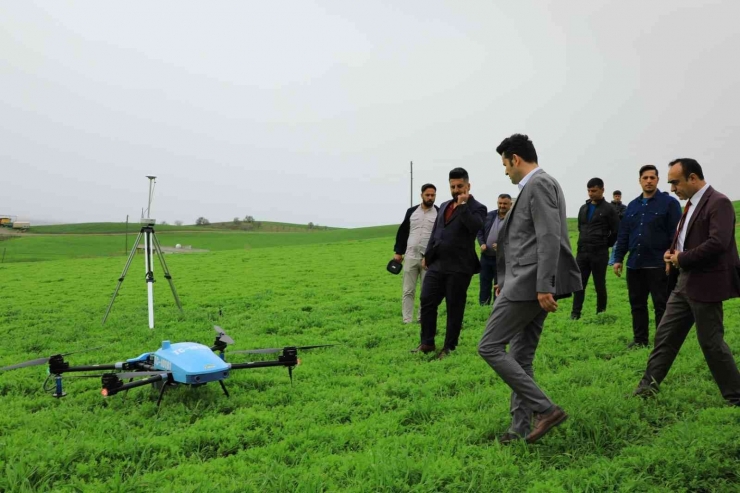 Çiftçiye Droneli İlaçlama Desteği