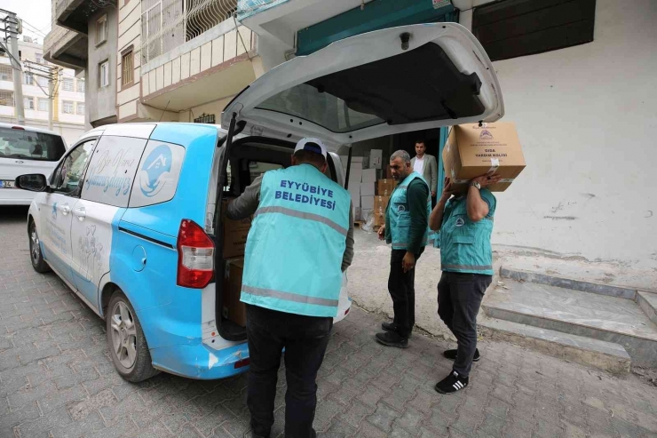 Eyyübiye Belediyesi Yardım Faaliyetlerini Sürdürüyor