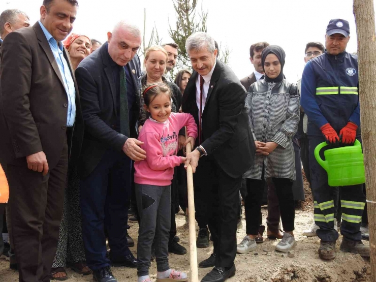 Şahinbey’deki Boş Arazi Ormana Dönüşüyor