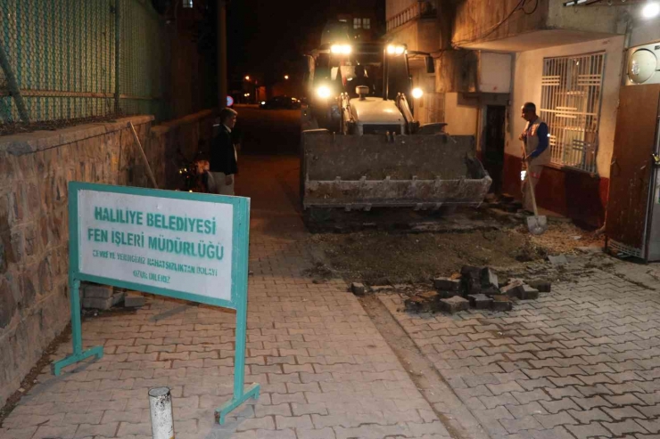 Haliliye’de Üstyapı Çalışmaları Hummalı Sürüyor