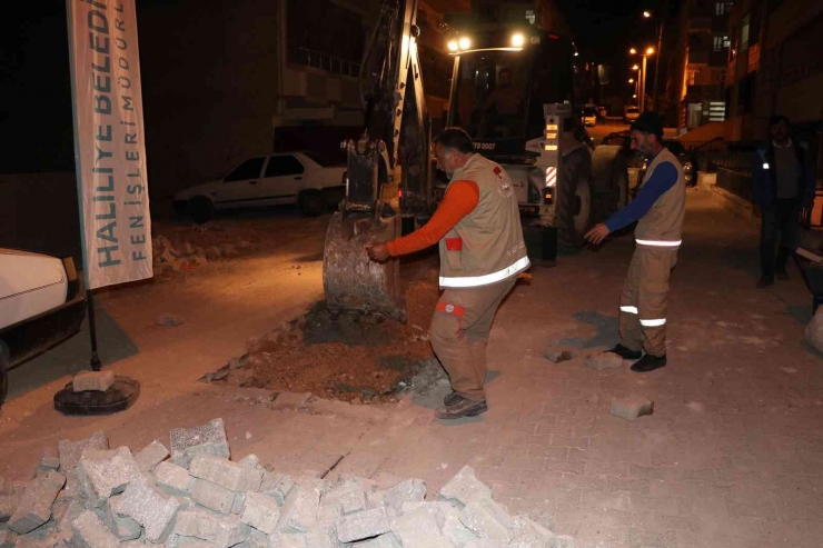 Haliliye’de Üstyapı Çalışmaları Hummalı Sürüyor