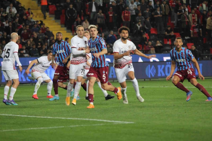 Spor Toto Süper Lig: Gaziantep Fk: 0 - Trabzonspor: 0 (maç Sonucu)