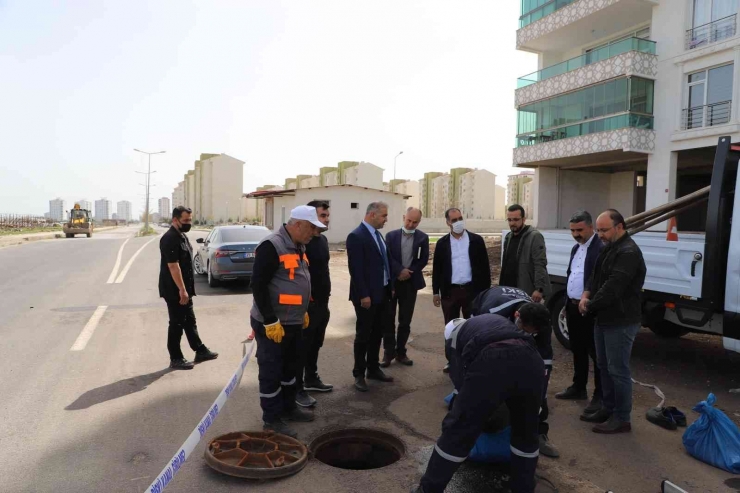 Diski’den Kanalizasyon Hatlarında Temizlik Çalışması