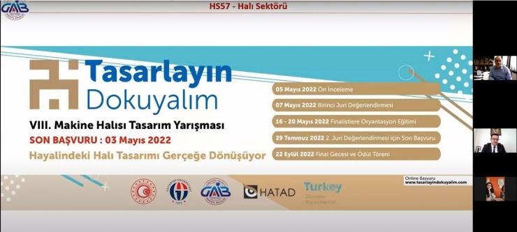 Halı Tasarımı Yarışması Online Bilgilendirme Toplantısı