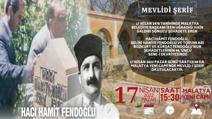 Fendoğlu’ndan Mevlid’e Davet