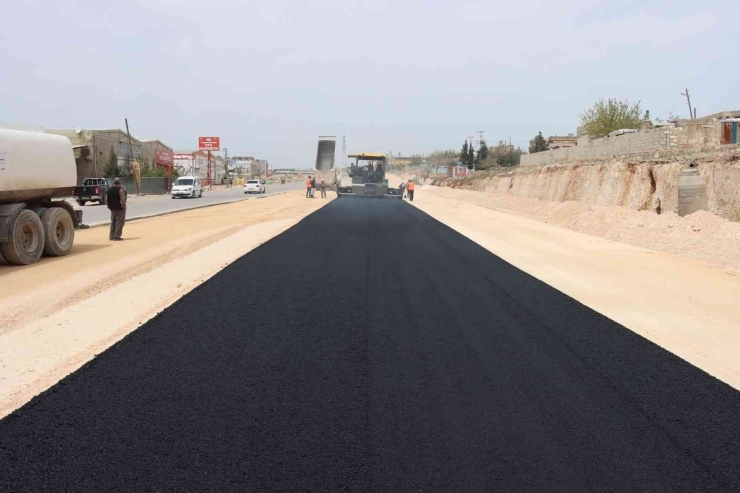 Evren Sanayi Sitesinde Asfaltlama Çalışması