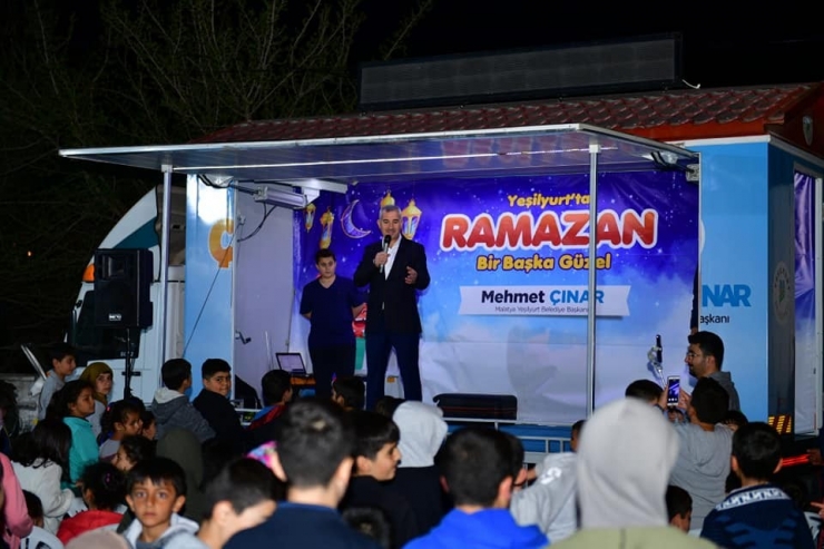 Yeşilşyurt’ta Çocuklar İçin Ramazan Eğlencesi