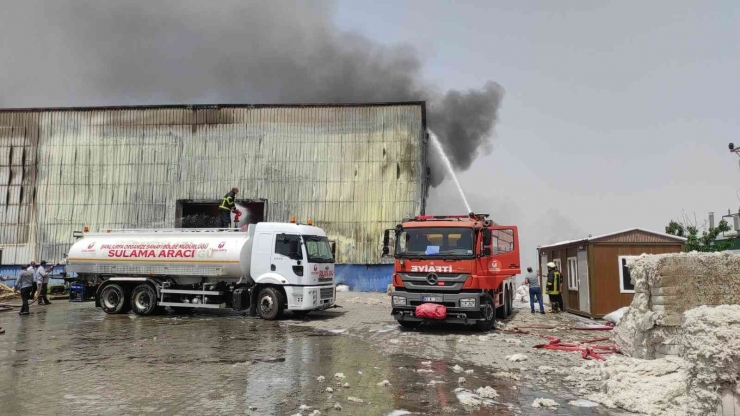 Şanlıurfa’da Fabrika Yangını