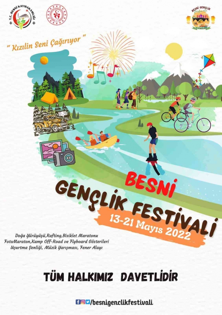 Besni Gençlik Festivali Dolu Dolu Geçecek