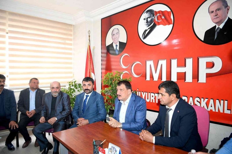 Başkan Gürkan’dan Mhp Ziyareti