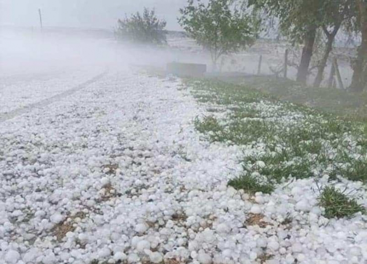 Malatya’da Sağanak Ve Dolu Etkili Oldu