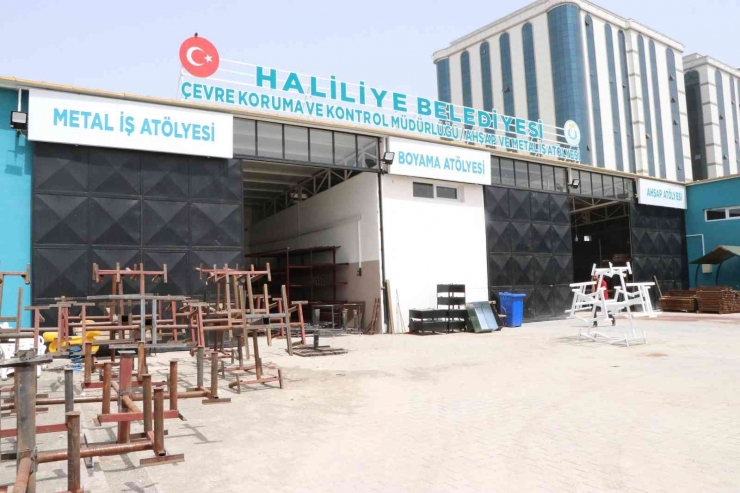 Haliliye’de Parklara Bahar Bakımı