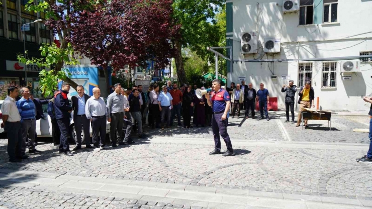 Adıyaman Belediyesinde Yangın Tatbikatı