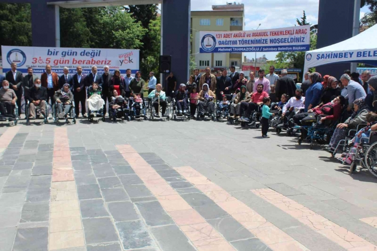 Şahinbey’den 131 Engelliye Akülü Ve Tekerlekli Sandalye