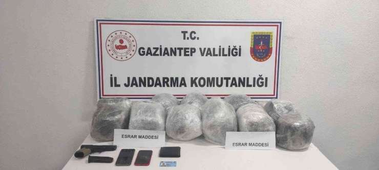 Gaziantep’te 15 Kilo Esrar Ele Geçirildi